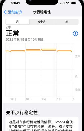 浏阳iPhone手机维修如何在iPhone开启'步行稳定性通知'