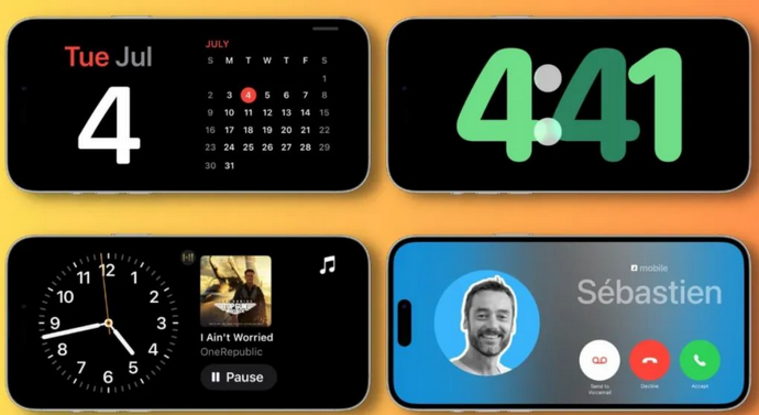 浏阳苹果手机维修分享iOS17横屏充电待机显示有什么好处 