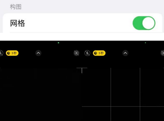 浏阳苹果手机维修网点分享iPhone如何开启九宫格构图功能