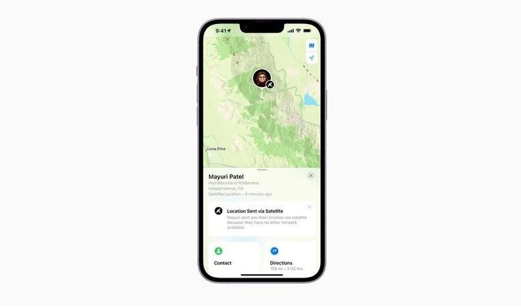 浏阳苹果14维修分享iPhone14系列中 FindMy功能通过卫星分享位置方法教程 